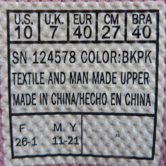 Skechers Womens GO Walk Hyper Burst Walking Shoes Size 10 BLACK / PINK #124578 - Picture 10 of 10